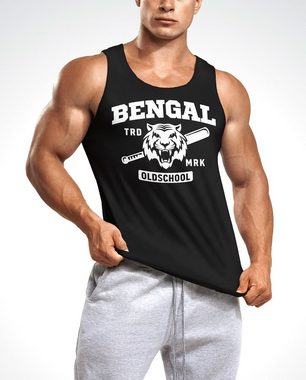 Neverless Tanktop Herren Tank-Top Bengal Tiger Baseball Sport USA Muskelshirt Muscle Shirt Neverless® mit Print