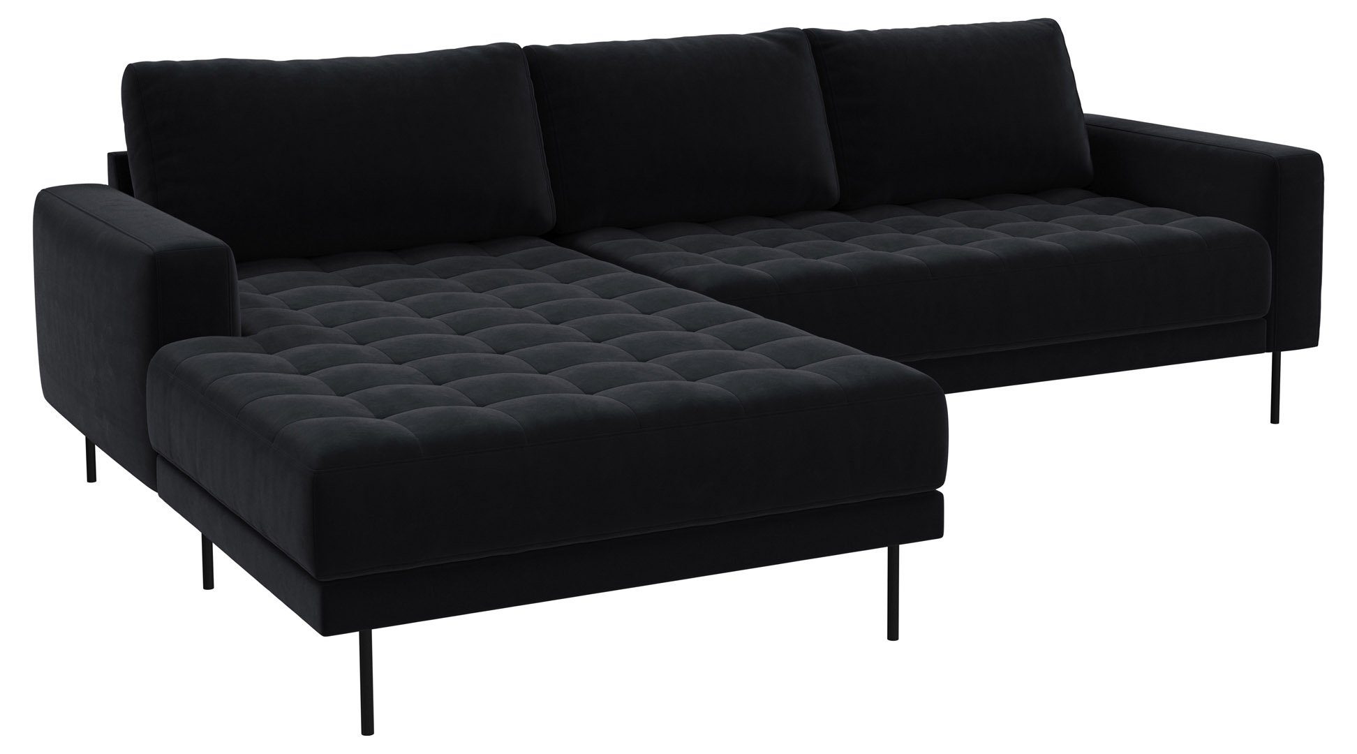ebuy24 Sofa Rouge 2,5-Sitzer-Sofa .//Anthrazitgrau//Linksgewen Anthrazitgrau//Linksgewendet