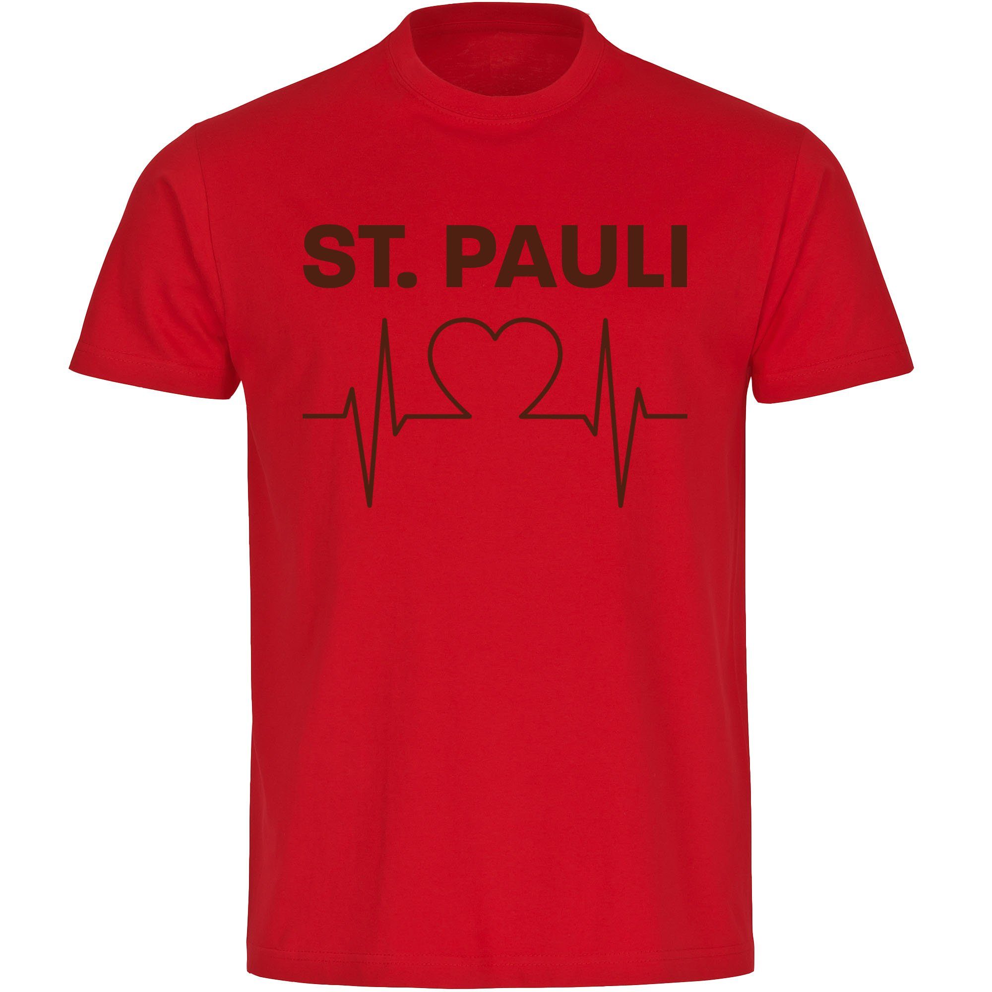 T-Shirt Herren St. Pauli - Herzschlag - Männer