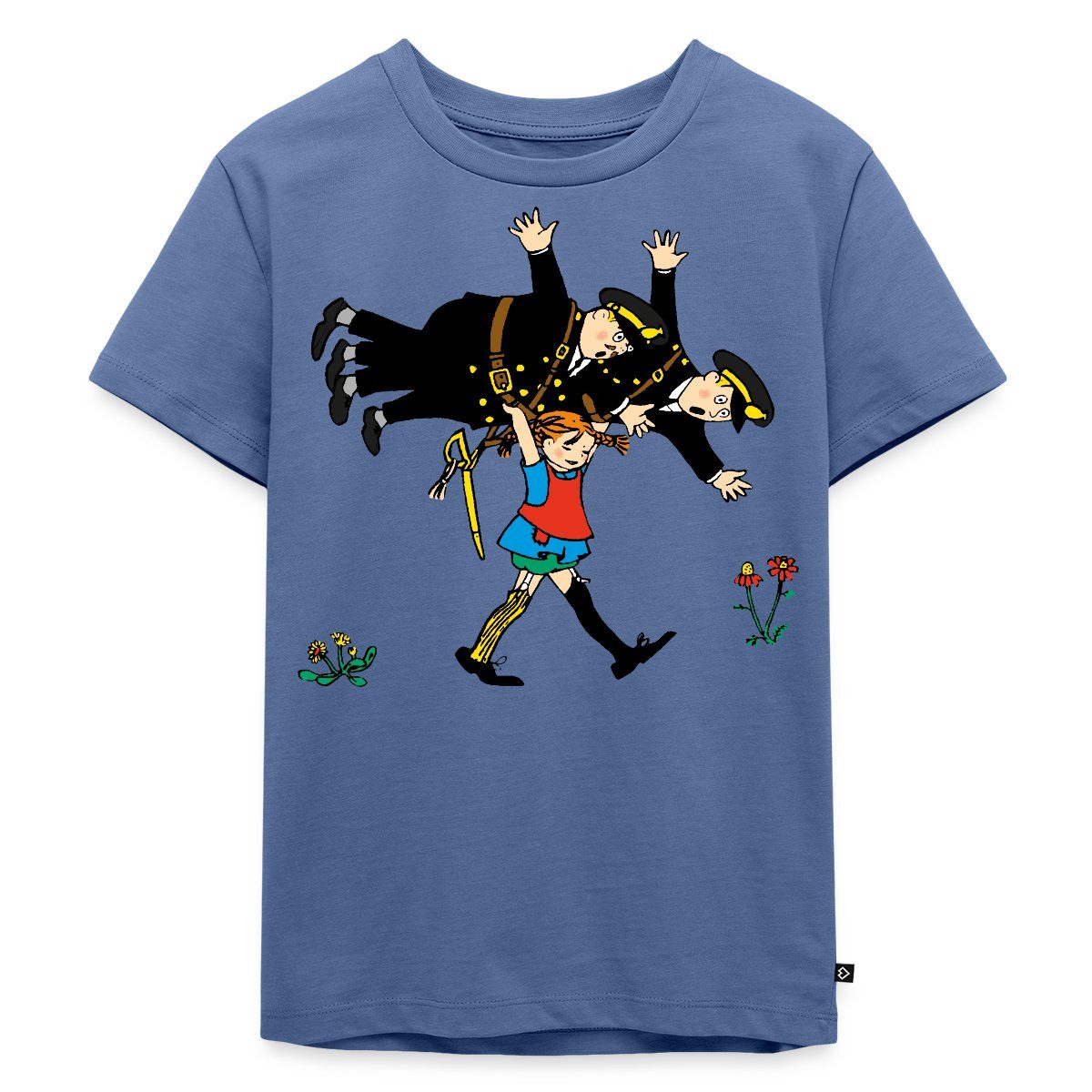 T-Shirt Pippi Langstrumpf Pippi Und Die Polizei Kinder Premium T-Shirt