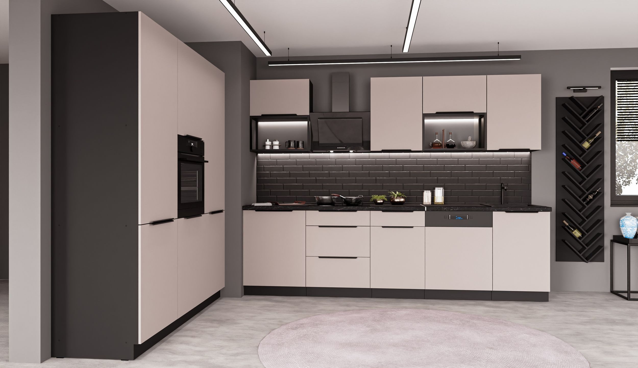 Küchen-Preisbombe Küchenzeile ARONA LOFT 280 + 180 Küchenblock Küche Einbau günstig online kaufen