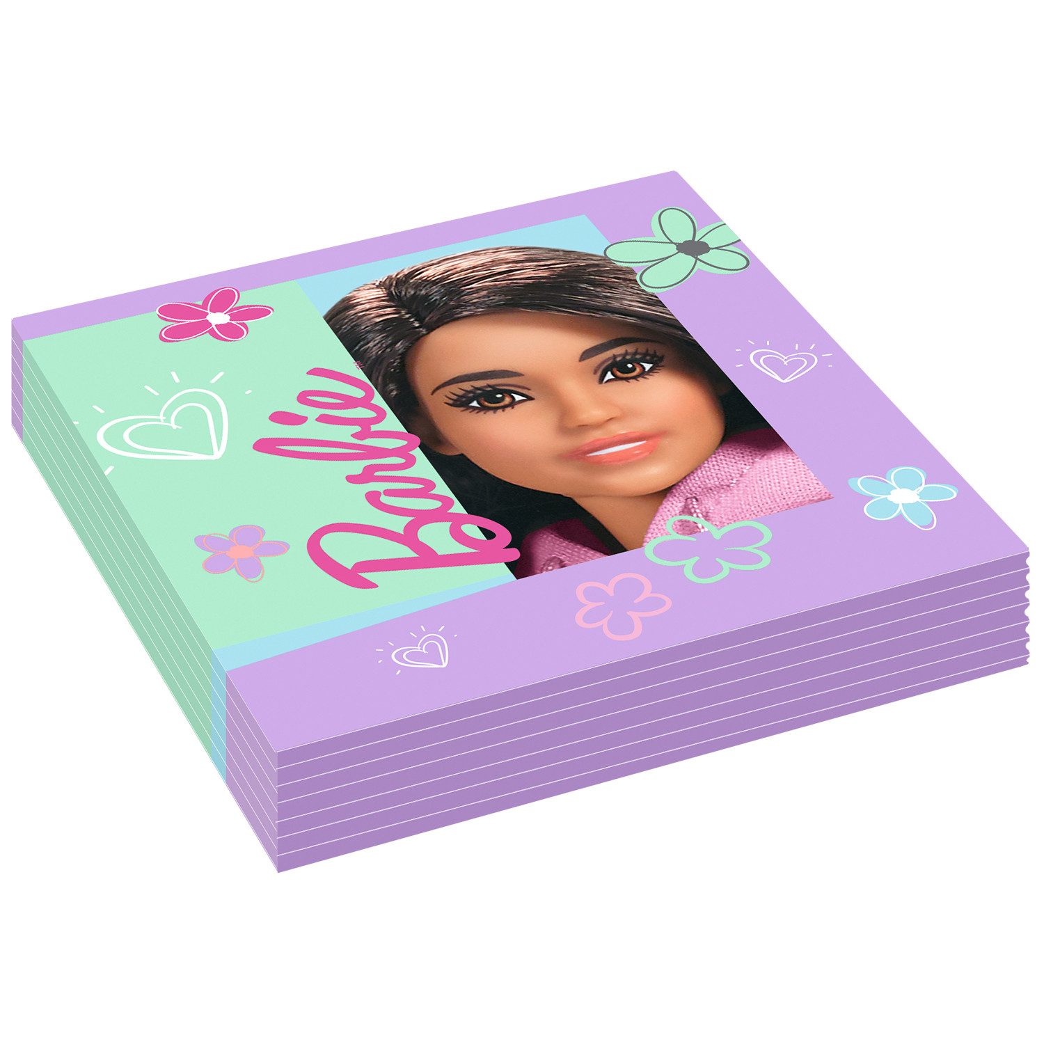 Amscan Papierserviette 'Barbie Sweet Life', 16 Servietten 33x33cm