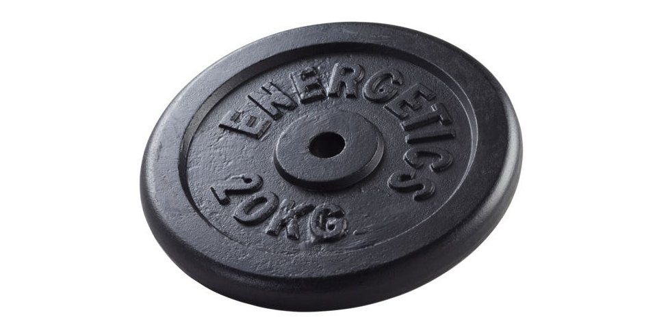 10kg, Guss, Hantelscheibe Energetics Energetics 1-tlg) (1x 10 Hantelscheibe kg,