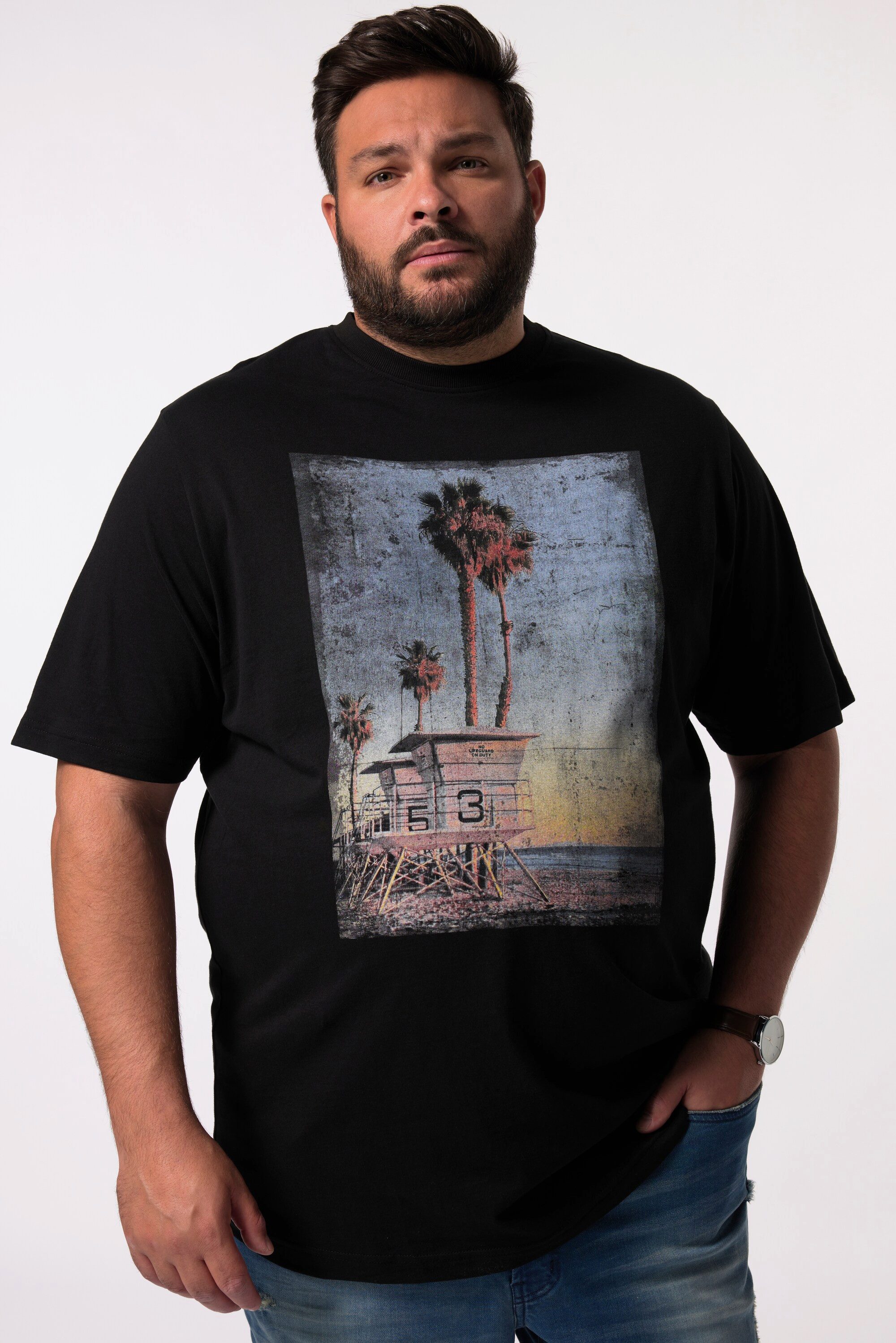 Men Plus T-Shirt Men+ T-Shirt Halbarm günstig online kaufen