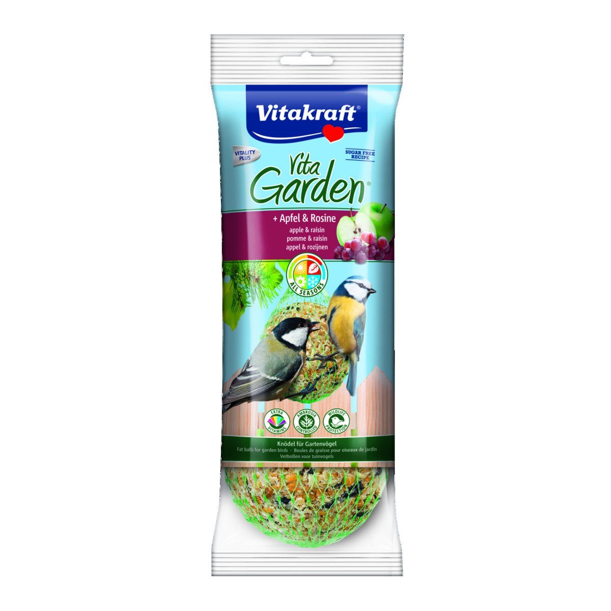 Vitakraft Vita Garden Knödel mit Apfel/Rosine, 4 Stück