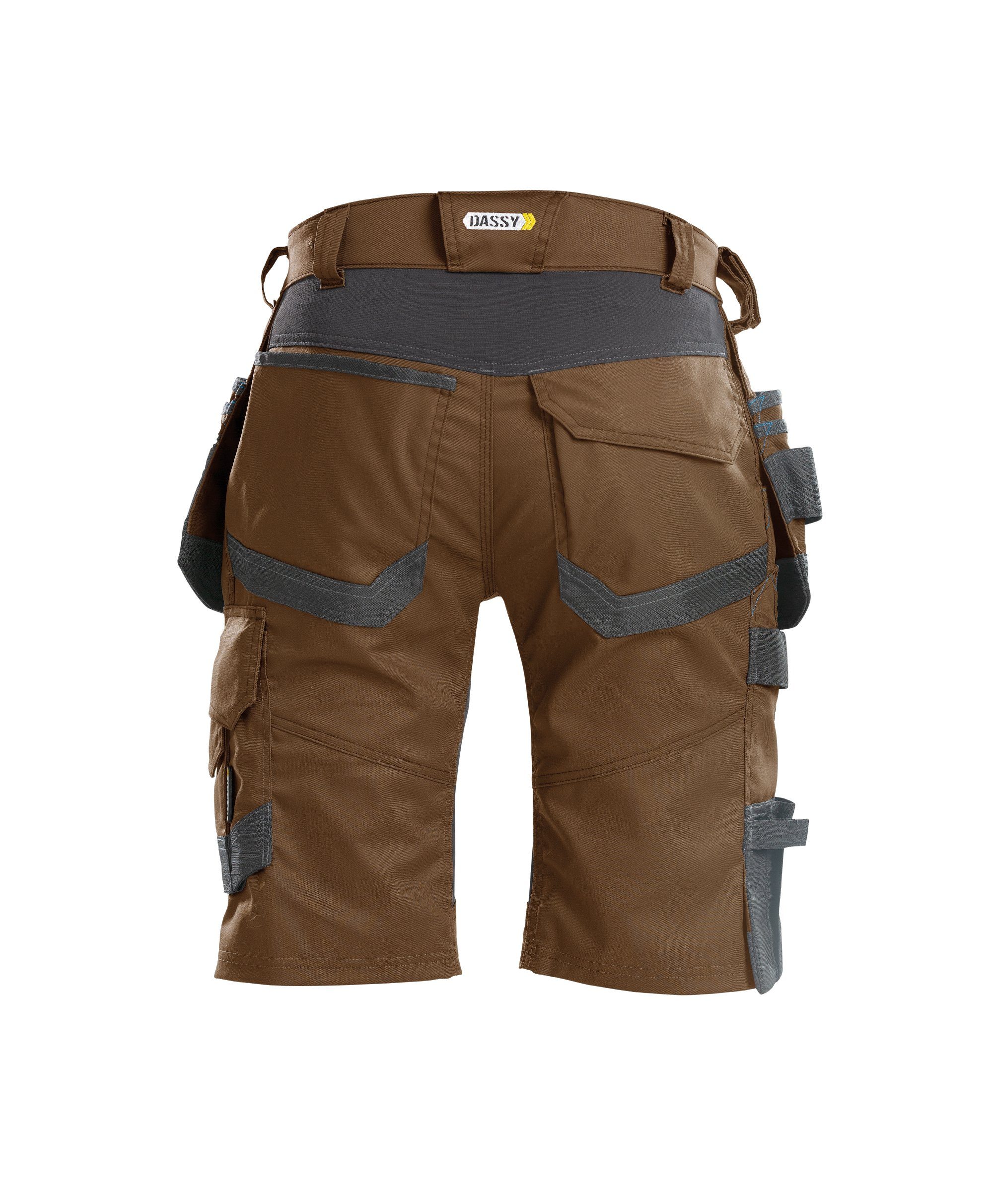 Dassy Arbeitsshorts Arbeitsshorts mit Stretch und Holstertaschen Trix (1-tlg)