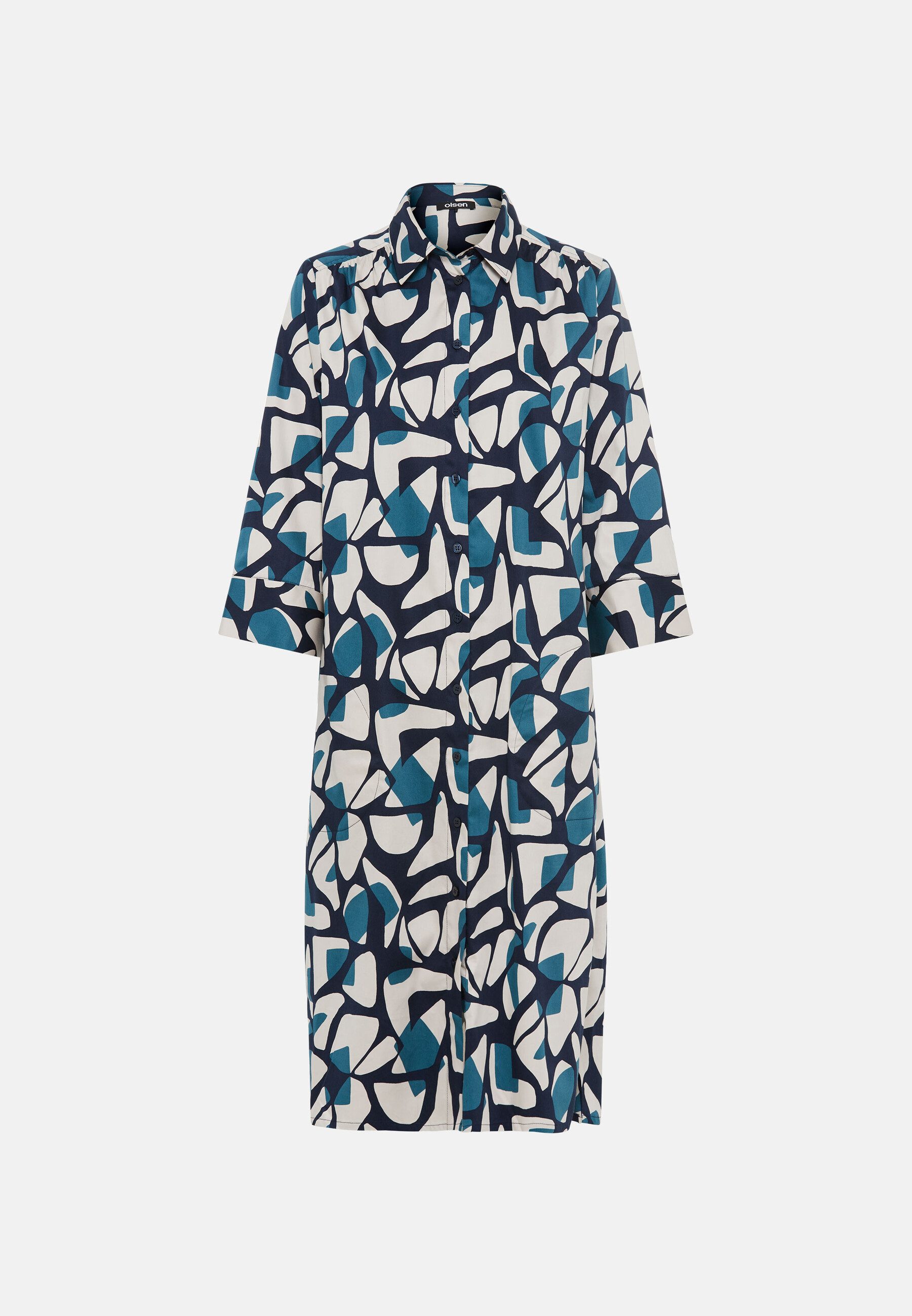 Olsen Midikleid mit Allover-Print