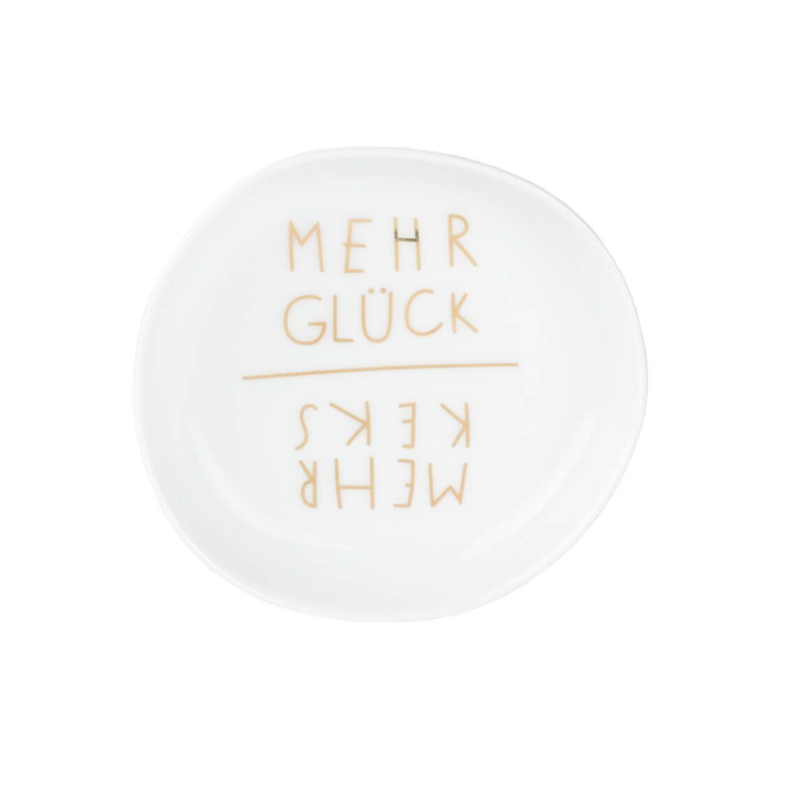Räder Design Dekoteller Weihnachtsschälchen "Mehr Keks, mehr Glück"
