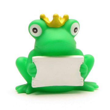 Lilalu Badespielzeug Froschkönig mit Grußschild