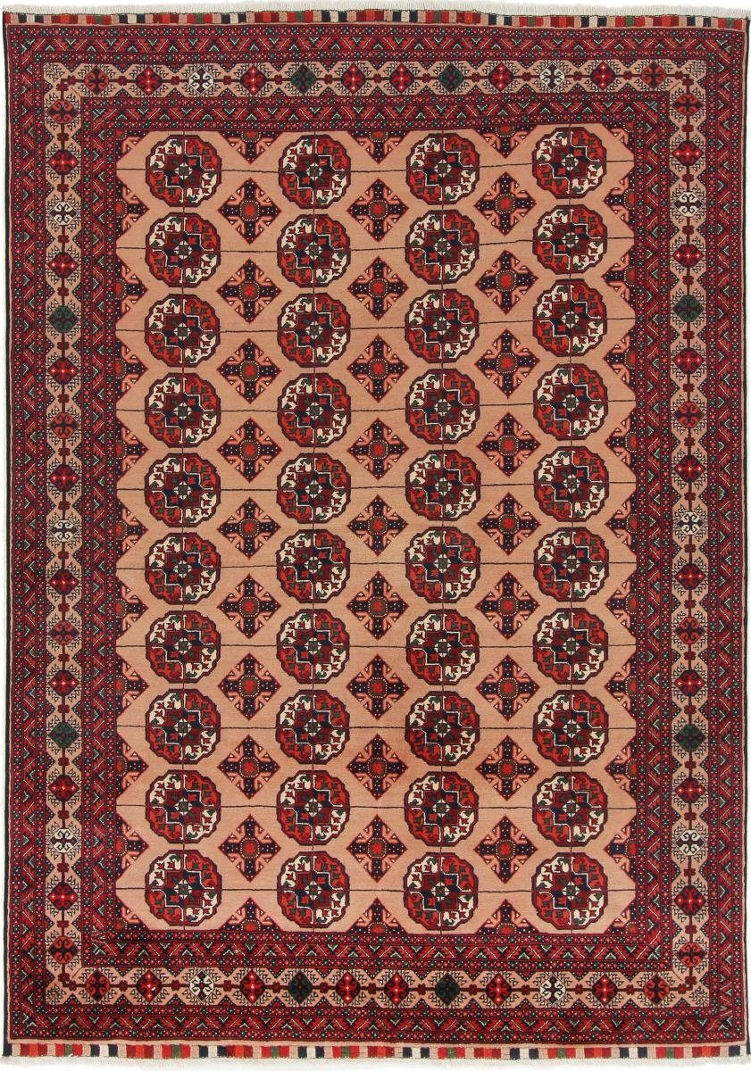 Orientteppich Afghan Mauri 147x209 Handgeknüpfter Orientteppich, Nain Trading, rechteckig, Höhe: 6 mm