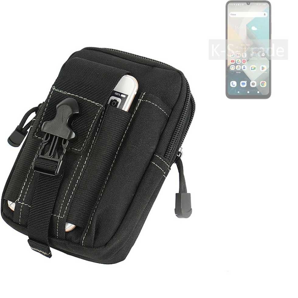 K-S-Trade Handyhülle für BQ 6761L Unit, Gürtel Tasche Gürteltasche Holster Schutz Hülle Handy Hülle