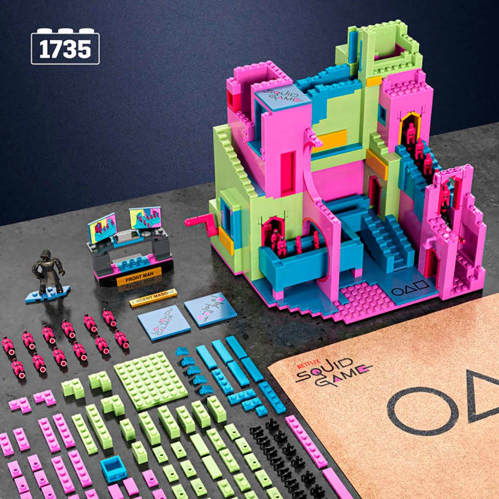 MEGA MEGA Showcase Squid Game Set Konstruktions-Spielset, (1707 St)