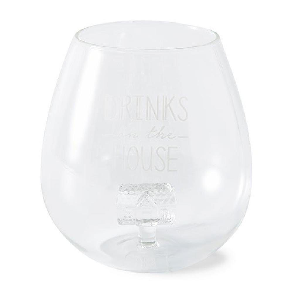 Rivièra Maison Weißweinglas »Glas Drinks On The House«