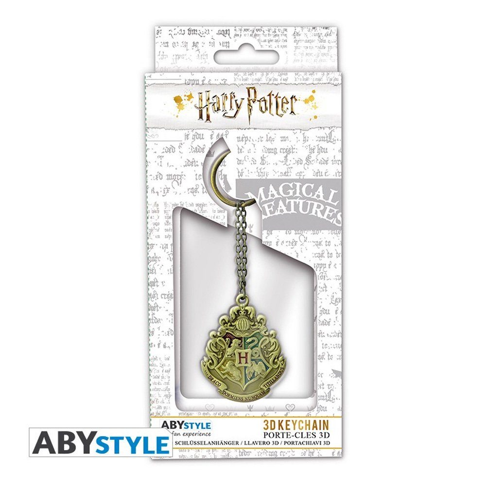 Hogwarts Wappen Schlüsselanhänger - ABYstyle 3D Potter Harry