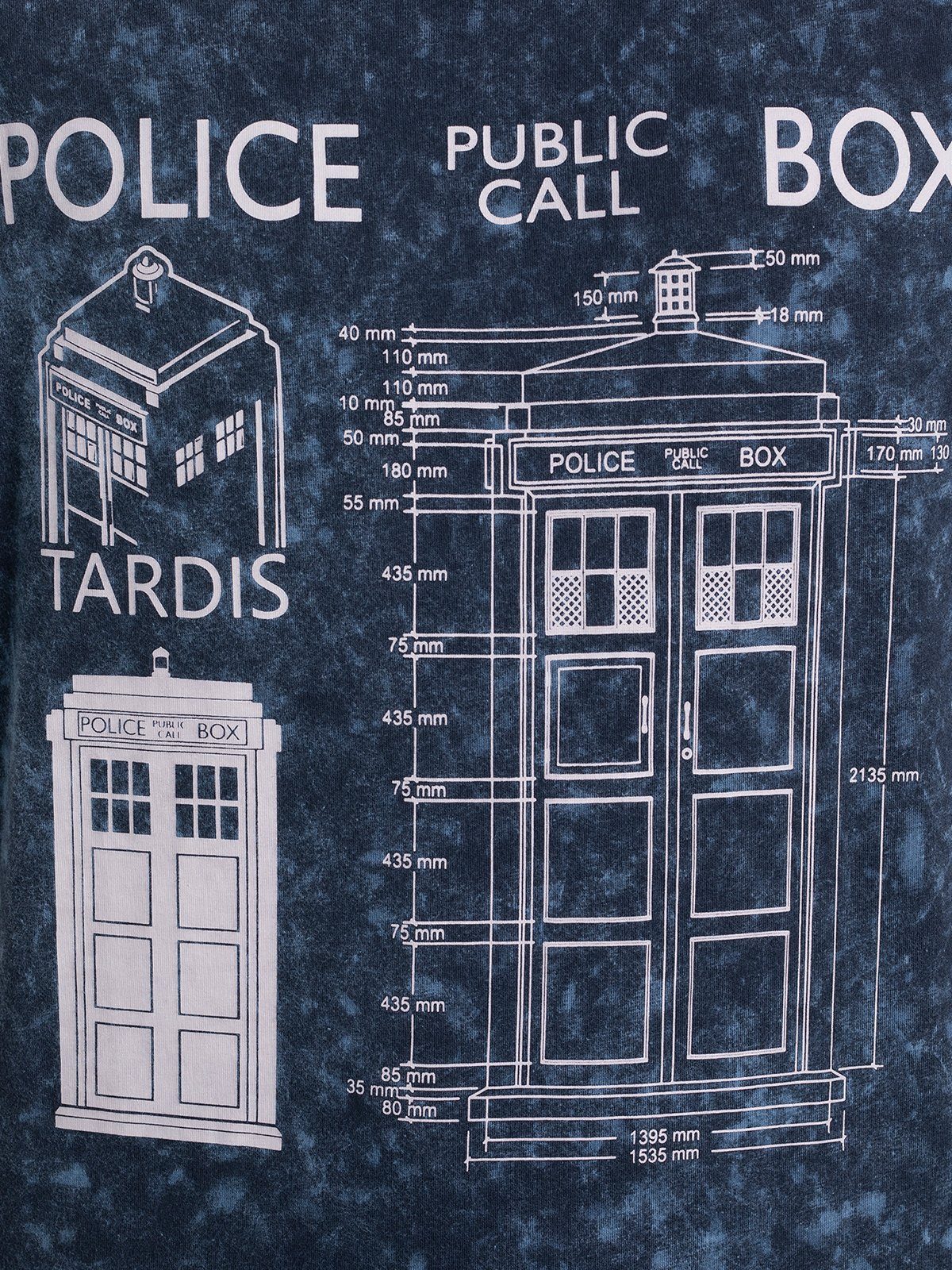 Nastrovje Potsdam T-Shirt Batik Box Blueprint Doctor Who Police