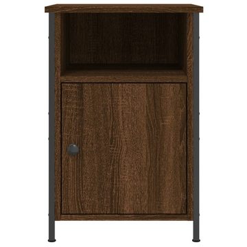 vidaXL Nachttisch Nachttische 2 Stk Braun Eichen-Optik 40x42x60 cm Holz Bett