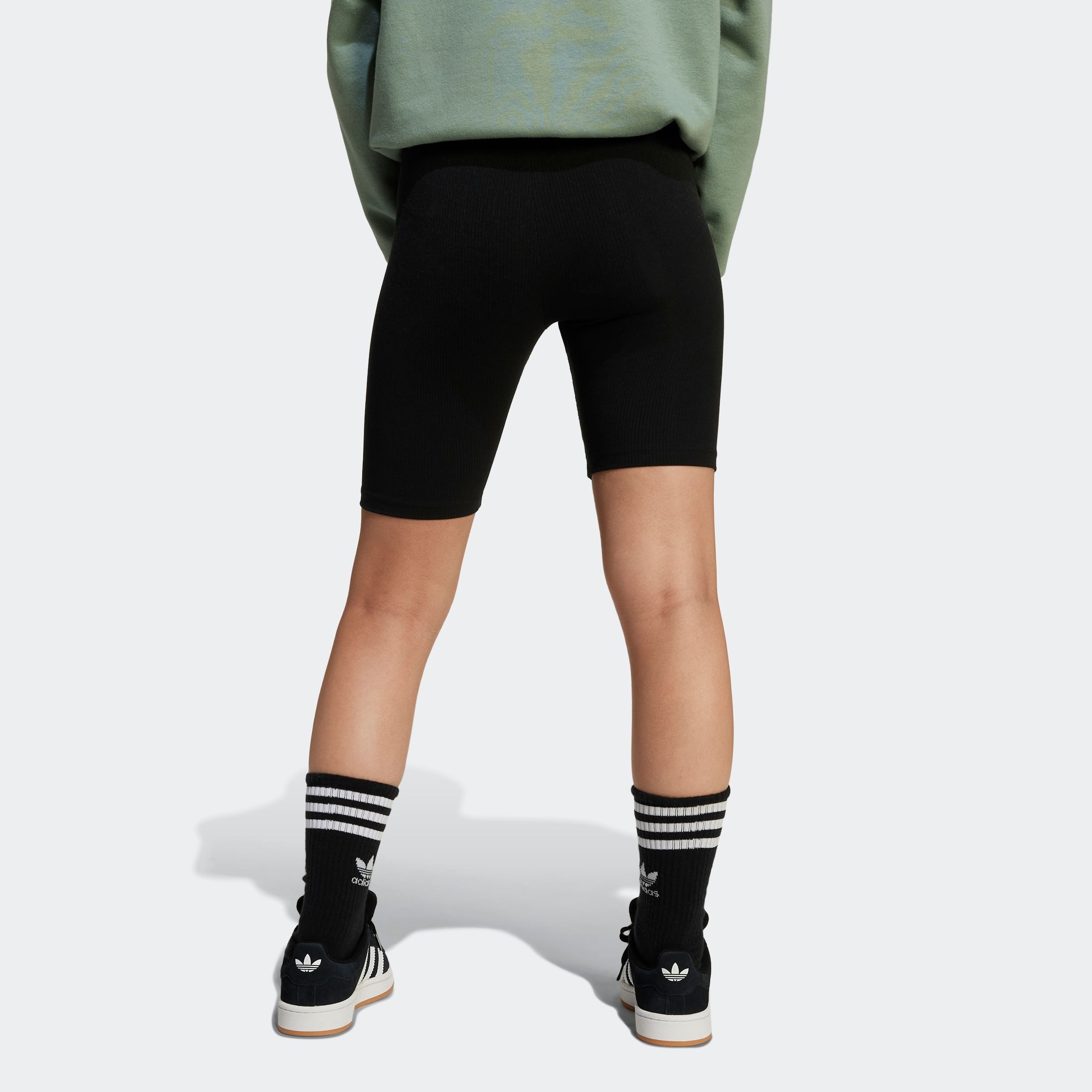 adidas Originals Shorts GERIPPTE (1-tlg) ohne Verschluss, aus Baumwolle, Viskose und Elasthan