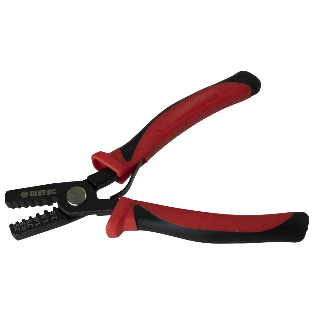 WETEC Crimpzange Handpresszange, für Aderendhülsen