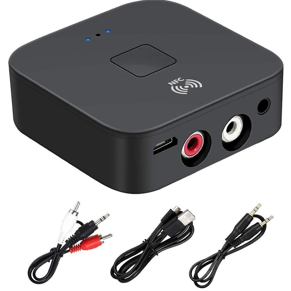 Bluetooth 5.0 AUX 3.5mm Empfänger Hifi Wireless Audio Adapter Adapter