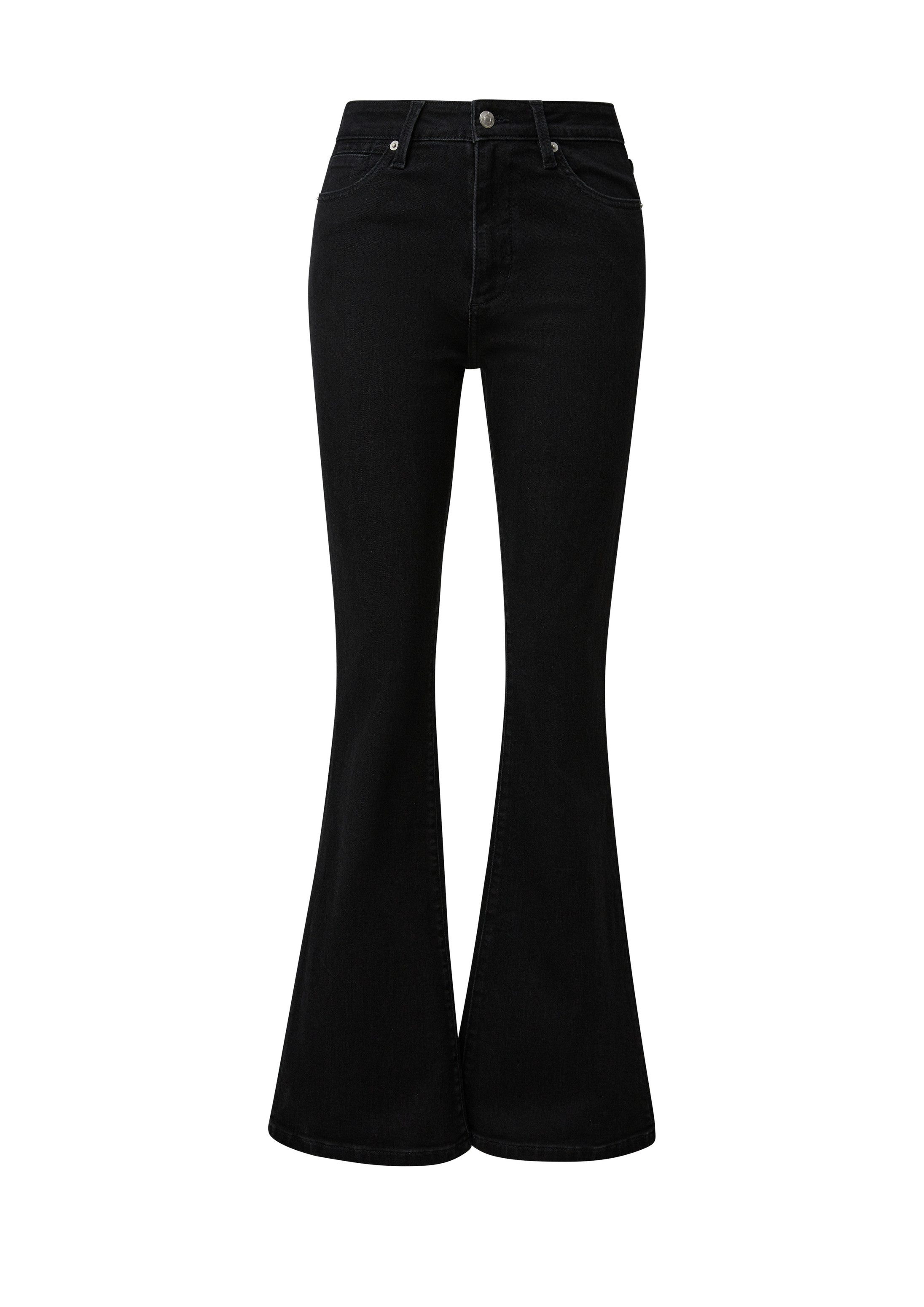 QS Bootcut-Jeans Jeans-Hose REENA Jeans Reena/High Rise/Flared Leg – Bild 2 von 5