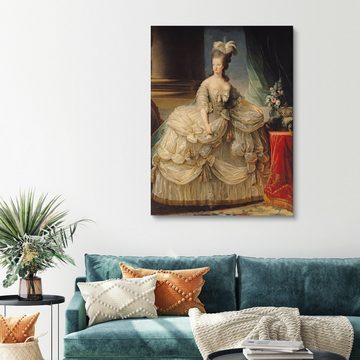 Posterlounge Holzbild Elisabeth Louise Vigee-Lebrun, Marie Antoinette, Königin von Frankreich, Malerei