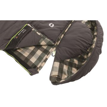 Outwell Schlafsack Schlafsack Camper Reißverschluss Links Grau (1 tlg)