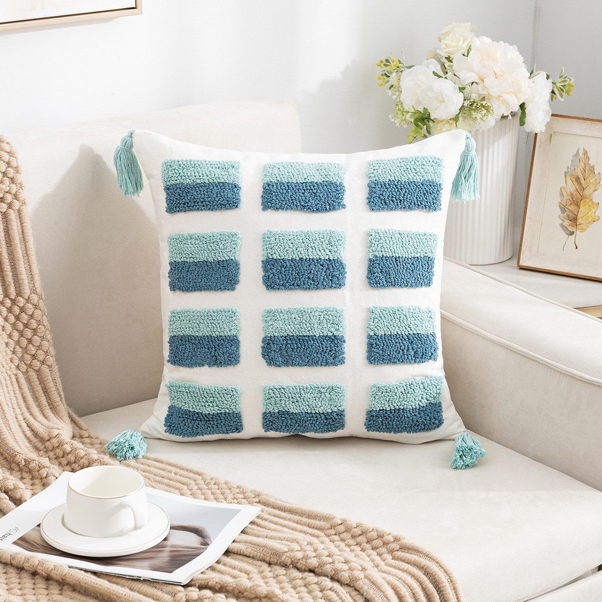 BYSURE Kissenbezug F13WH00115, (2 Stück), Boho günstig online kaufen