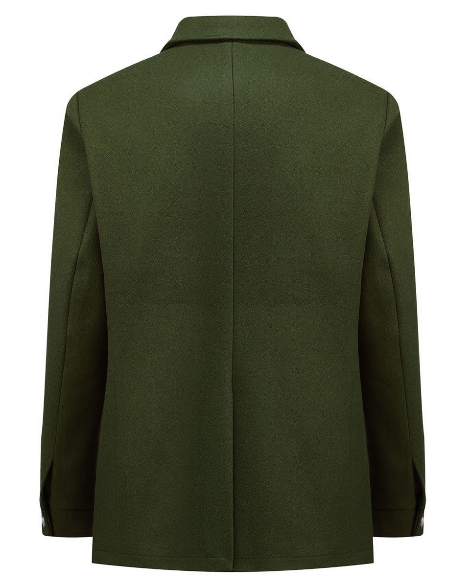 Allthemen Wollmantel mit Reverskragen klassisch Herren Kurzmantel lässiger günstig online kaufen