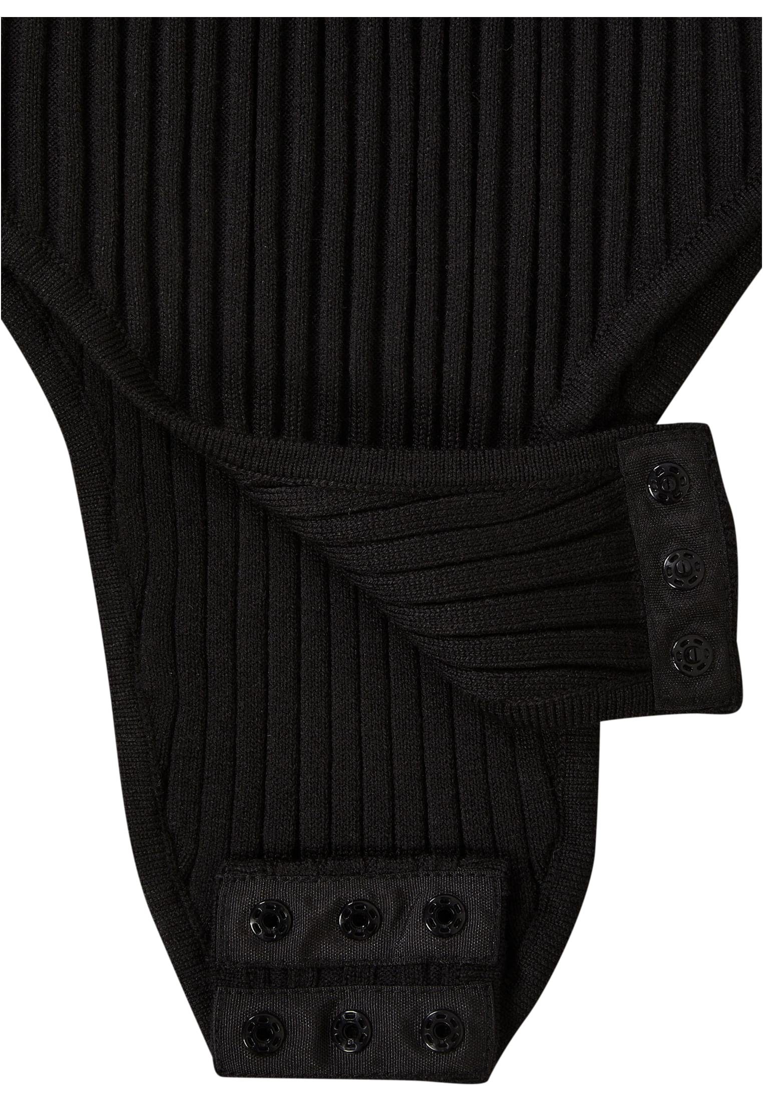 Body Damen URBAN (1-tlg) T-Shirt black CLASSICS Ladies Sleevless Rib Knit