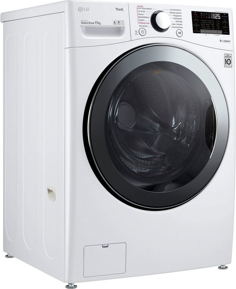 LG Waschmaschine F11WM17TS2, 17 kg, 1100 U/min, Steam™: Tiefenreinigung mit  Dampf mit speziellem Programm wie AllergyCare
