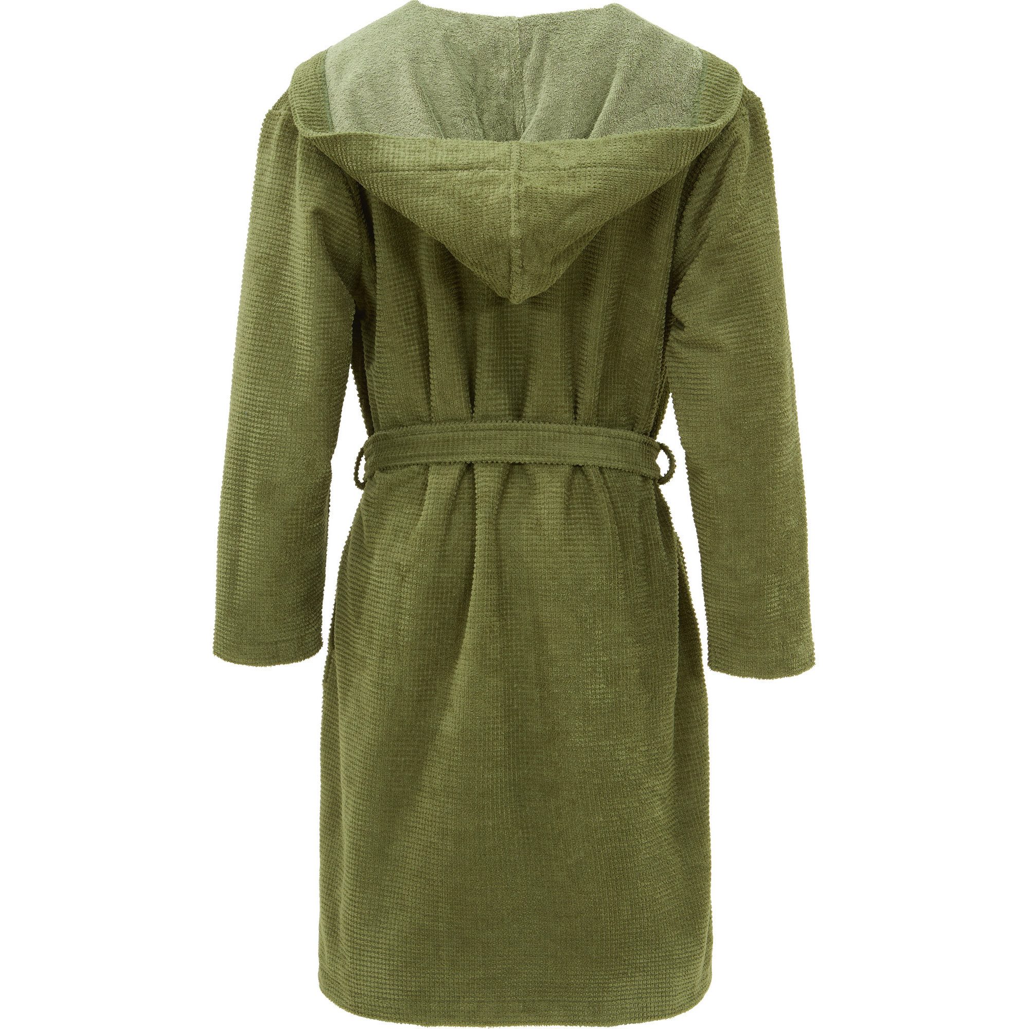 Erwin Müller Bademantel Unisex-Bademantel "Schwanau", Kurzform, mit Kapuze, günstig online kaufen