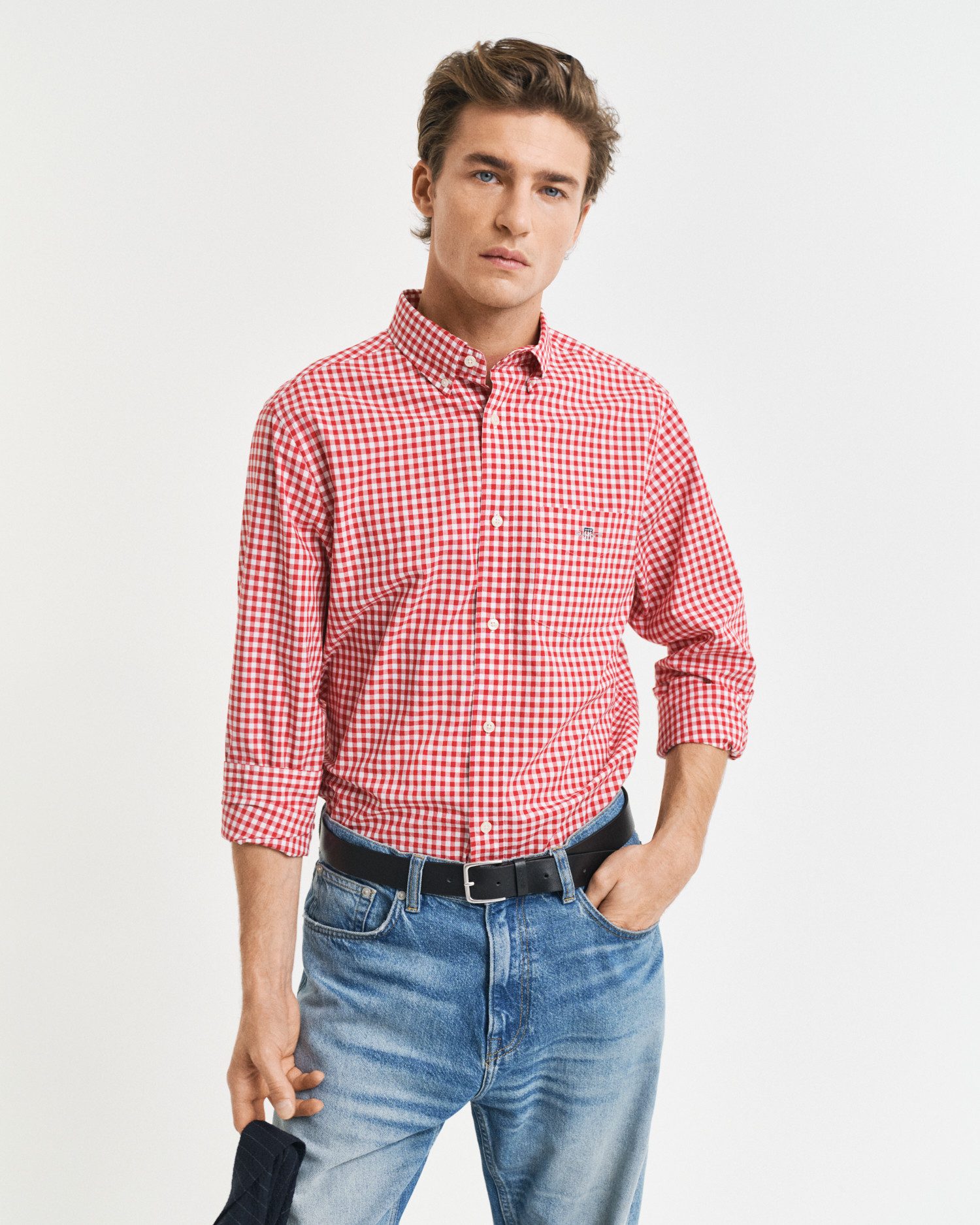 Gant Langarmhemd REG POPLIN GINGHAM SHIRT günstig online kaufen