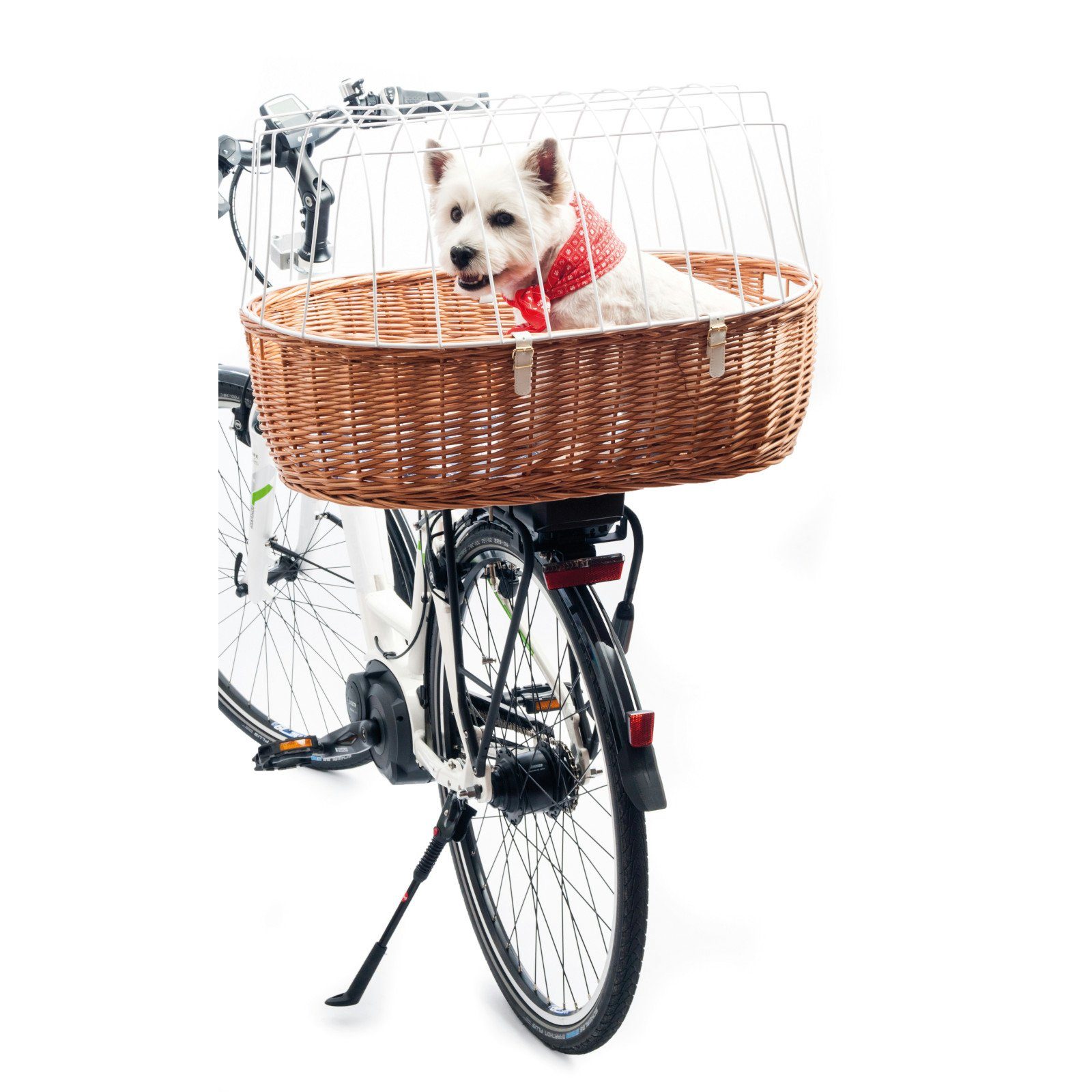 Aumüller Tierfahrradkorb Fahrrad-Tierkorb mit Halter, L: 68 cm, Gepäckträge günstig online kaufen