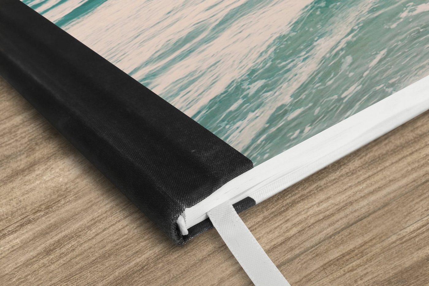 Thumbnail - MuchoWow Notizbuch Meer - Strand - Brücke - Natur - Sonnenuntergang, Journal, Merkzettel, Tagebuch, Notizheft, A5, 98 Se...