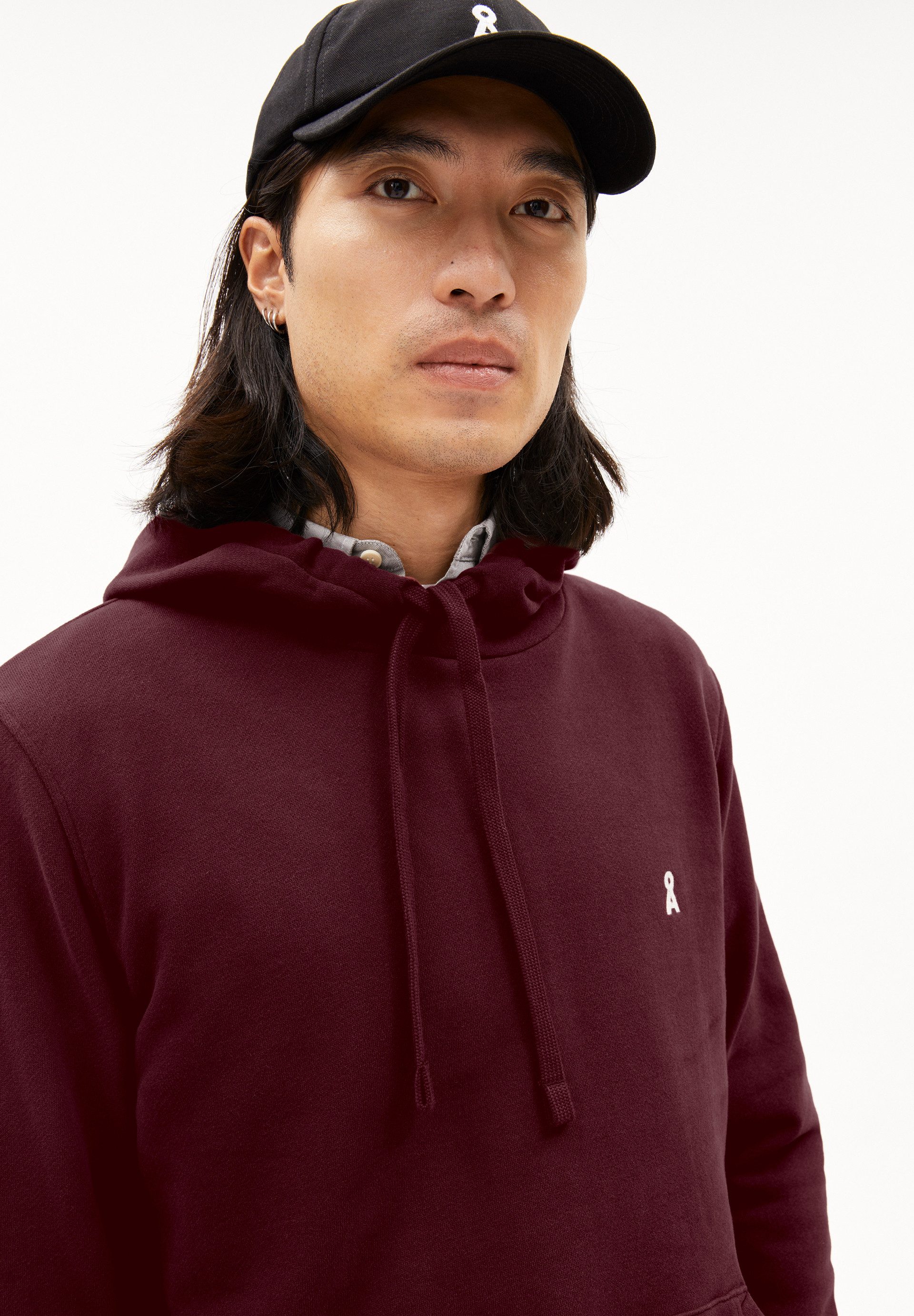 Armedangels Hoodie PAARLO COMFORT Sweathoodie aus Bio-Baumwoll Mix (1-tlg., Regular Fit) Kängurutasche