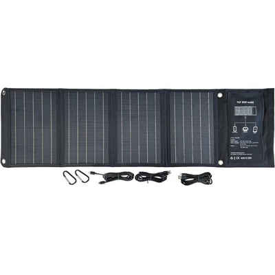 TELESTAR TSP 30W Solarmodul/Solarpanel mobil für Smartphone/Tablet Solarakkus 100-500-1, Aufladung von bis zu 3 Geräten gleichzeitig möglich