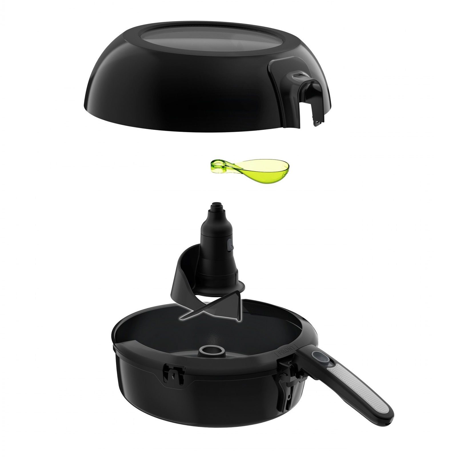 Tefal Fritteuse 773815 Genius 1550 W FZ Heißluft-Fritteuse, ActiFry Smart