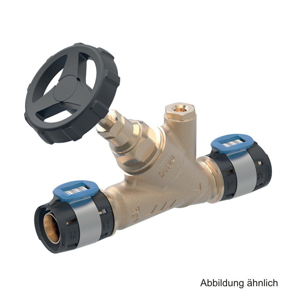 GEBERIT Wasserrohr Geberit FlowFit Schrägsitz-Absperrventil, 16 mm