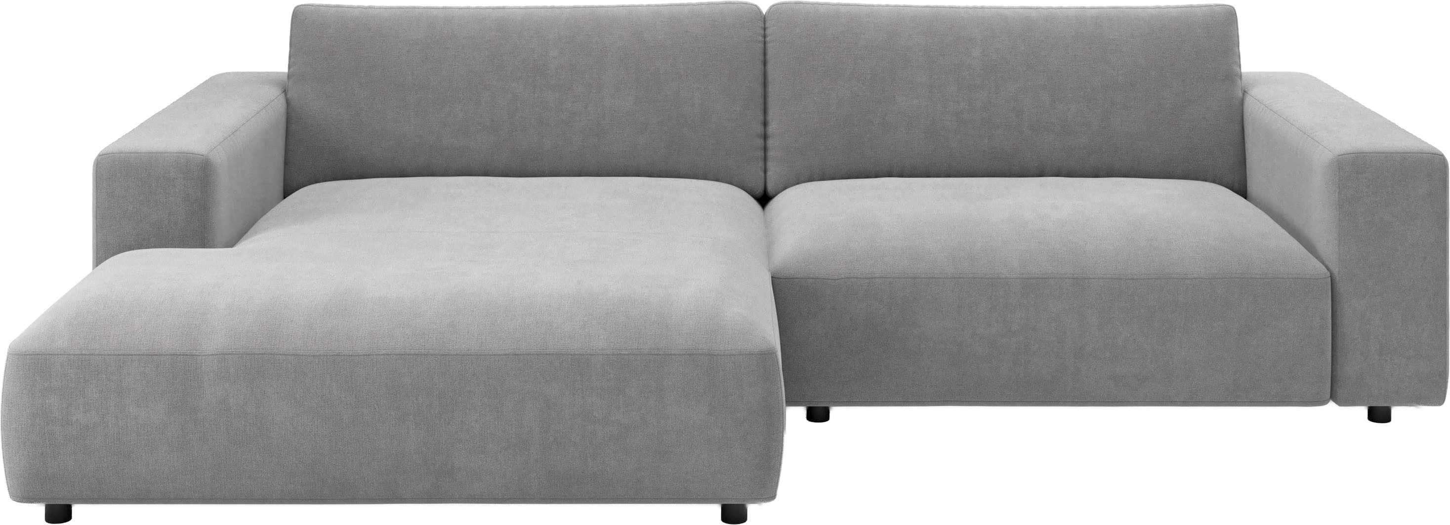 Musterring Ecksofa MR LUCIA, Charakterstarker Lounge-Komfort von Musterring, XXL-Longchair, erstklassige Kammerkissen & zeitloser Look