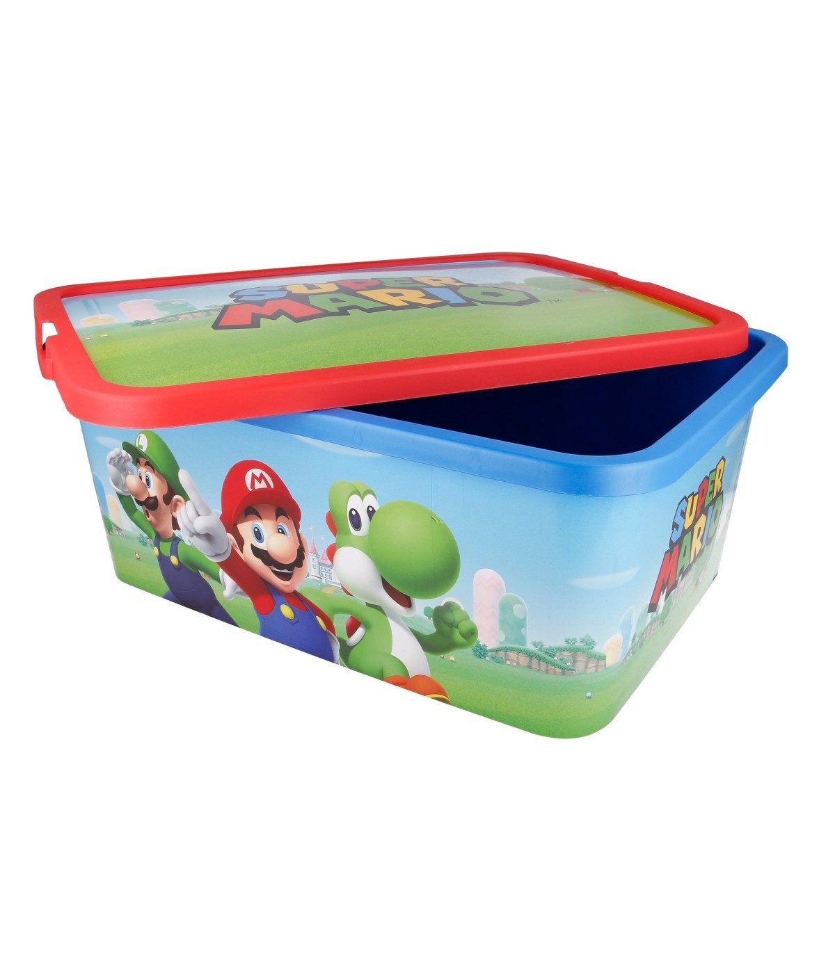 Super Mario Aufbewahrungsbox 13 l Kinderzimmer Box für Spielzeug