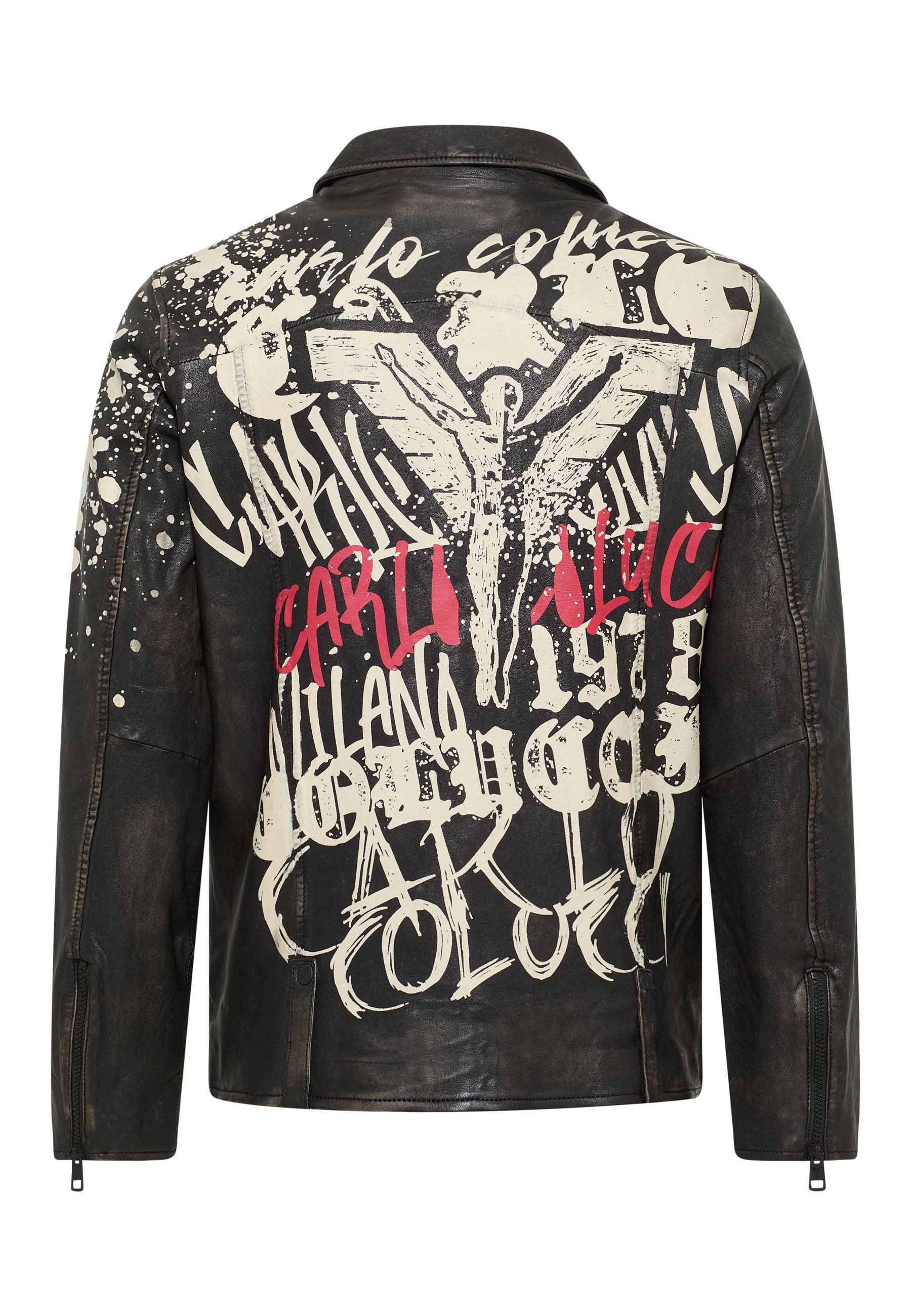 CARLO COLUCCI Lederjacke Faccio