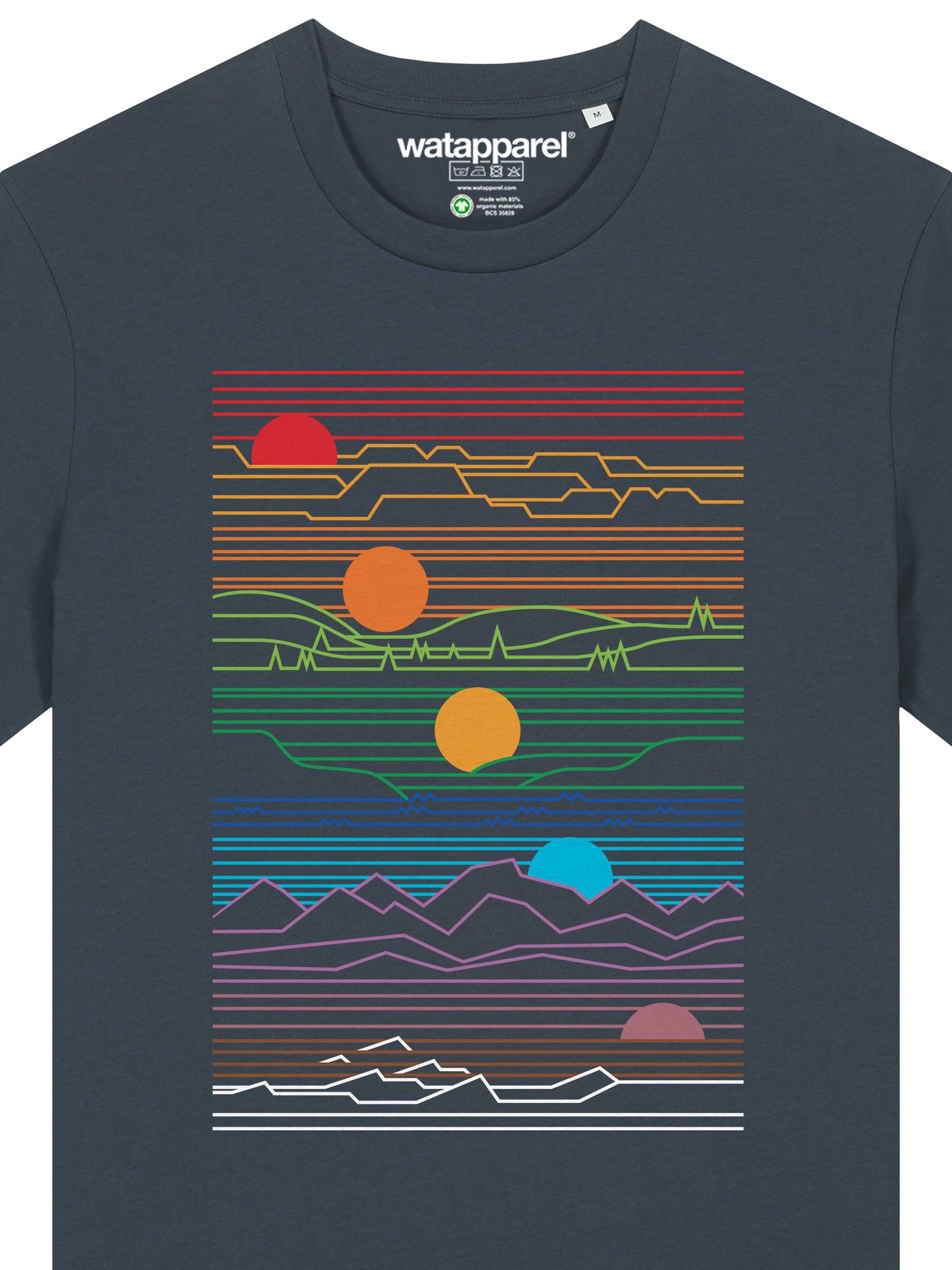 wat? Apparel T-Shirt Sun And Moon