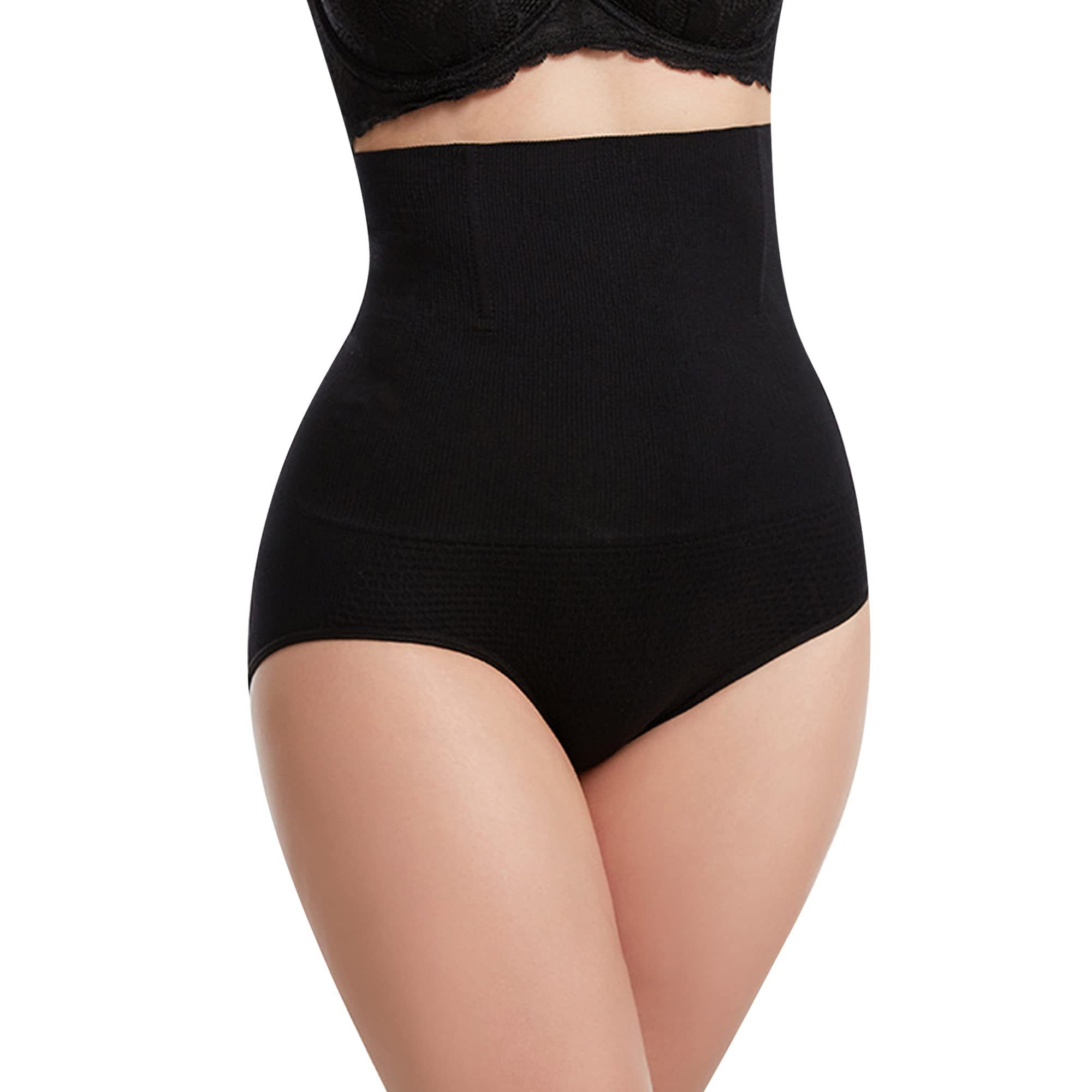 Libella figurenformend Miederslip 3608-3er 3er-Schwarz Miederslip mit Bauch-Weg-Effekt (3er-Pack)