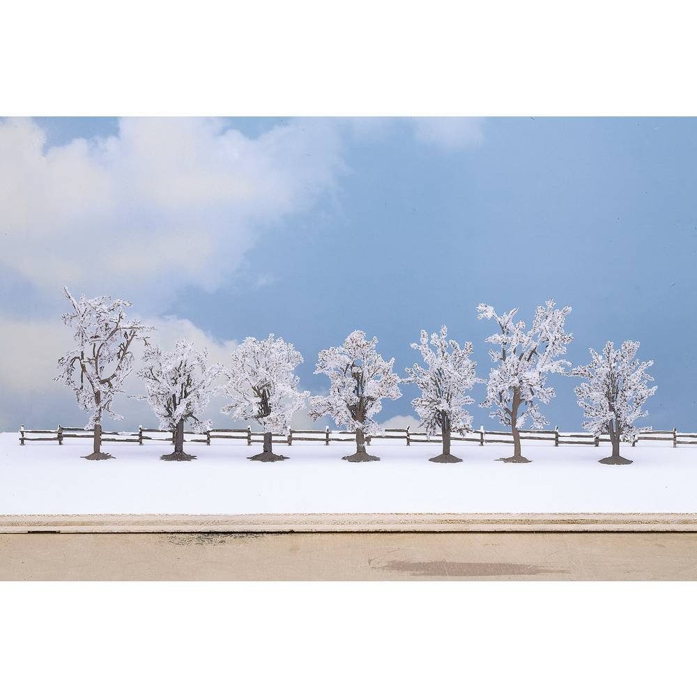 NOCH Modelleisenbahn-Baum 7er-Set Winterbäume 25075