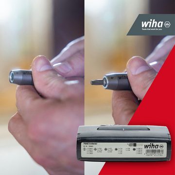 Wiha Bit-Set Collector (07943) - 62 tlg., Standard 25 mm gemischt, Schnellwechselhalter, magnetisch