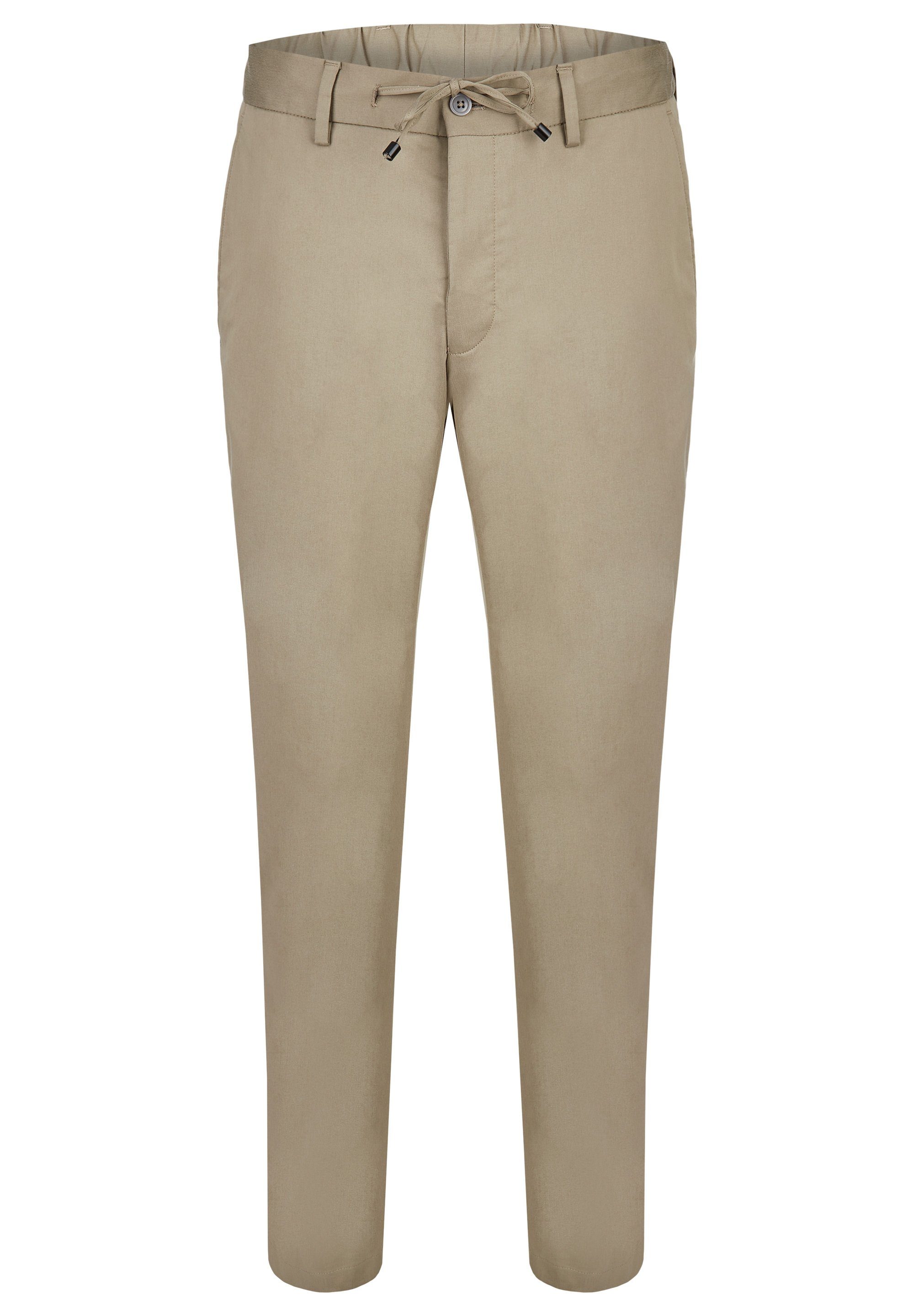 HECHTER PARIS Stoffhose Trousers Allrounders Komfortstretch sand
