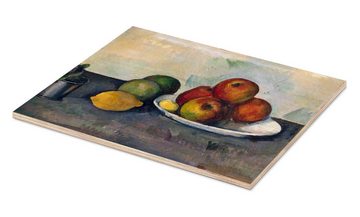 Posterlounge Holzbild Paul Cézanne, Äpfel, Malerei