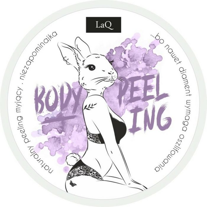 Laq Gesichtspeeling LaQ Bunny Body Wash & Scrub - Unforgettable 200ml