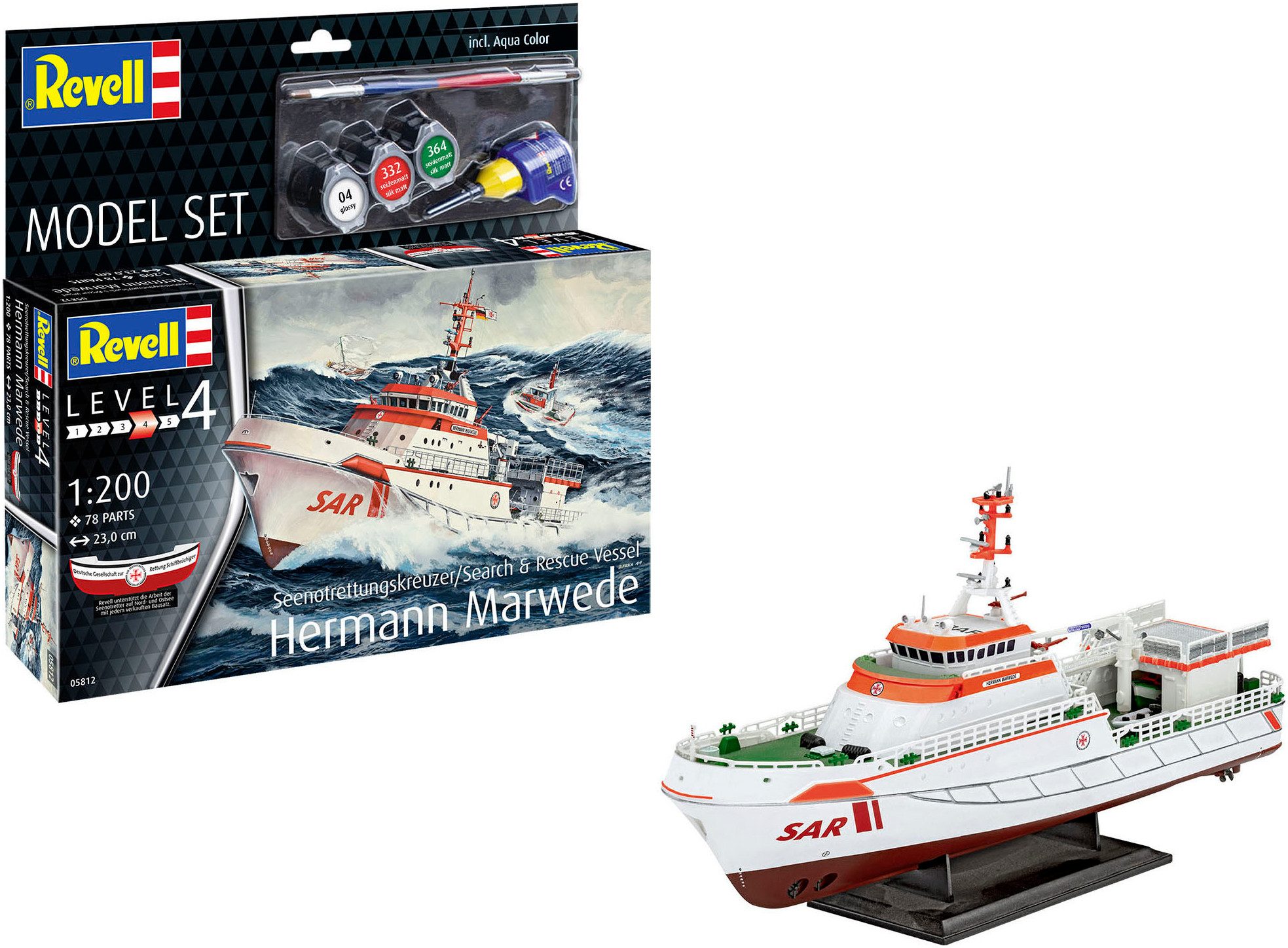 Revell® Modellbausatz Seenotkreuzer, Hermann Marwede, Made in Europe