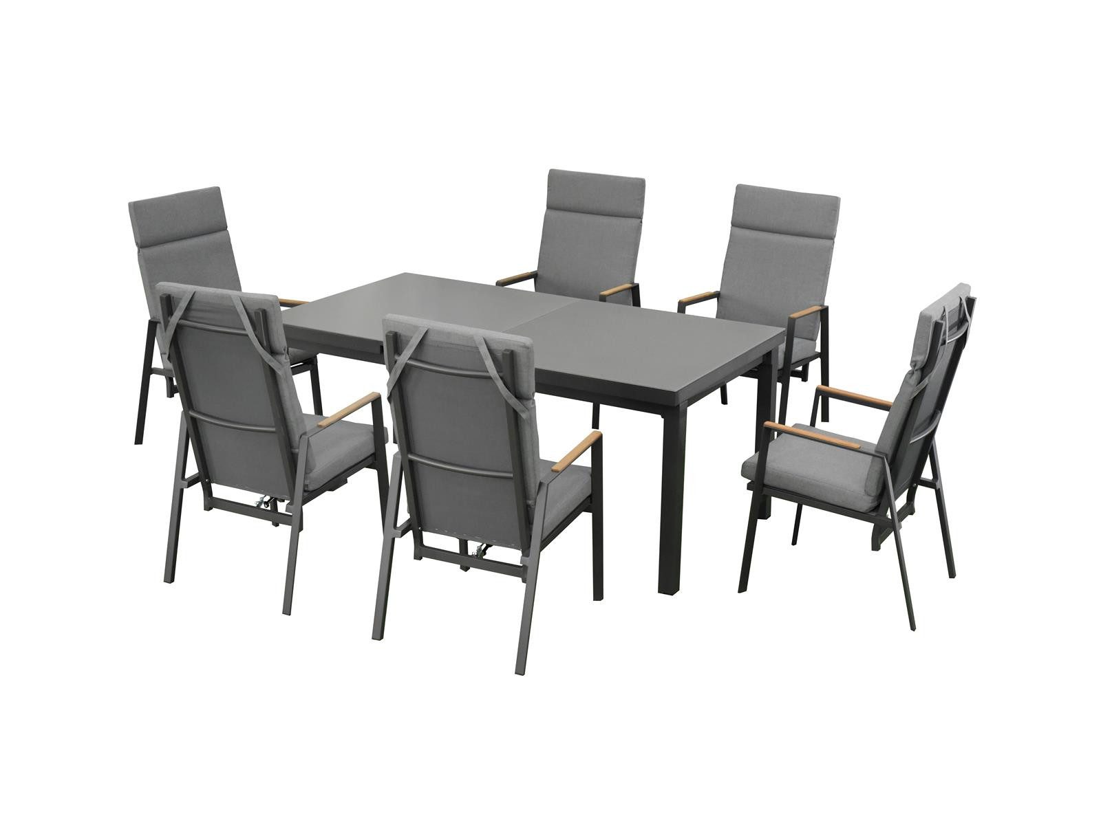 bellavista Home&Garden® GartenEssgruppe Gartenmöbel Set Boston 1, 6x